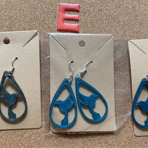 3D Printed Earrings. 3 pairs + bonus pair